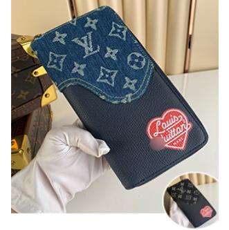 【ルイヴィトン LOUIS VUITTON】M63095 ZIPPY VERTICAL 高品質 ファスナ付き 長財布